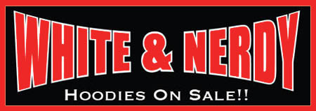 White and Nerdy Hoodies